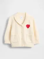 Dětský kardigan GAP s motivem srdce