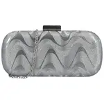 Módní dámské plesové psaníčko Michelle Moon Melixa, stříbrné