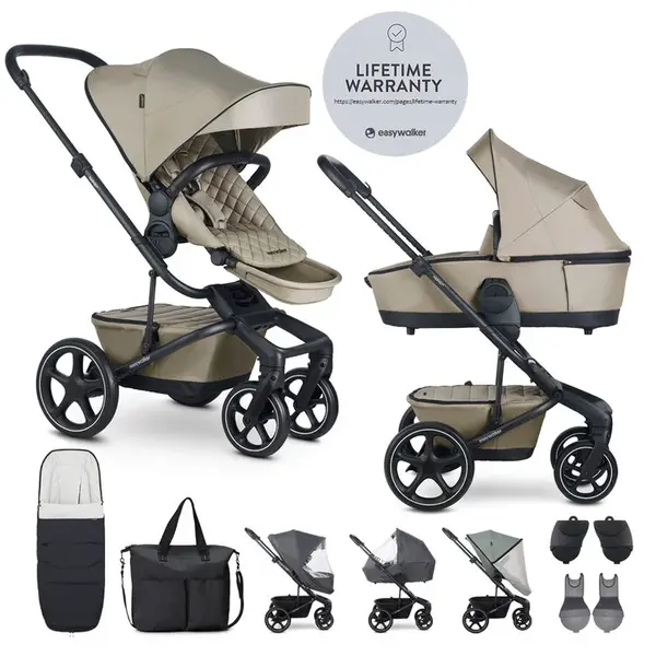 EASYWALKER Kočík kombinovaný Harvey⁵ Premium Pearl Taupe XXL RWS