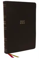 NKJV Holy Bible, Super Giant Print Reference Bible, Brown Bonded Leather, 43,000 Cross References, Red Letter, Comfort Print: New King James Version -
