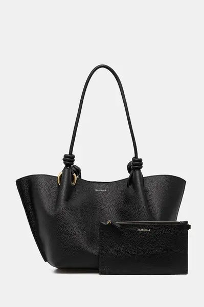 Kožená kabelka Coccinelle FINN