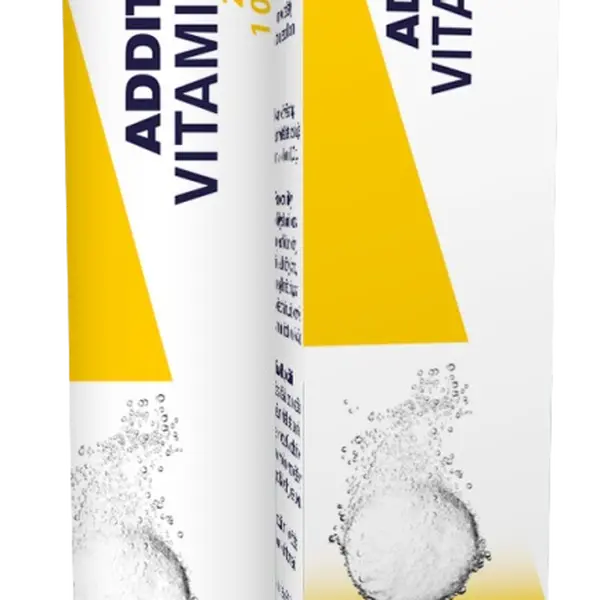 ADDITIVA Vitamin C 1000 mg Zitrone 20 šumivých tablet