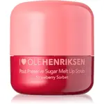 OLEHENRIKSEN Pout Preserve Sugar Melt Exfoliating Lip Scrub cukrový peeling na rty odstín Strawberry Sorbet 8 g
