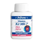 MEDPHARMA Vitamin K2 MK-7+D3 1000 IU, 107 tobolek