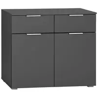 Rauch Möbel KOMODA, šedá, 80/81/42 cm