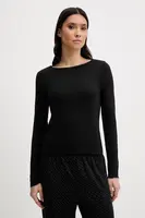 Pyžamové tričko s dlouhým rukávem ze směsi lnu United Colors of Benetton