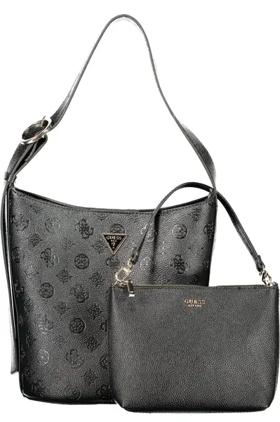 Černá kabelka GUESS JEANS