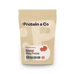 Protein a Co NATURAL WHEY – prémiový protein 500 g, Dried strawberry