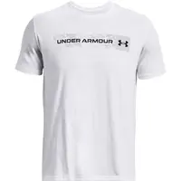 Under Armour CAMO CHEST STRIPE Pánské triko, bílá, velikost