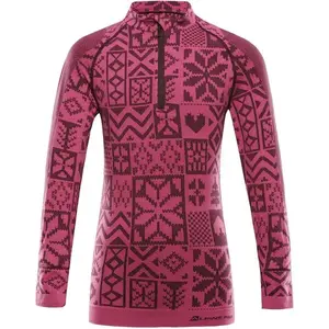 ALPINE PRO SEAMO Dětské funkční spodní triko, růžová, velikost