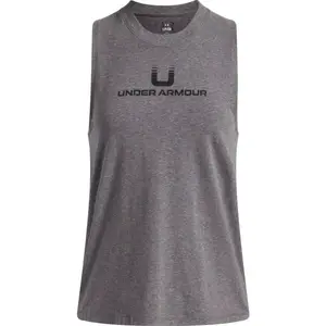 Under Armour VARSITY U TANK Dámské tílko, šedá, velikost L