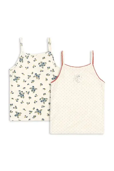 Konges Sløjd Dětský top Konges Sløjd MIMMI MODAL STRAP TOPS 2-pack