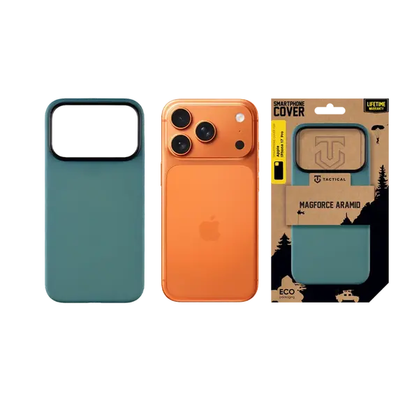 Zadní kryt Tactical MagForce Aramid pro Apple iPhone 17 Pro, blue jay