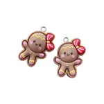 Christmas Opaque Resin Pendants