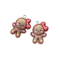 Christmas Opaque Resin Pendants