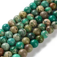 Dyed Natural Regalite/Imperial Jasper/Sea Sediment Jasper Beads Strands