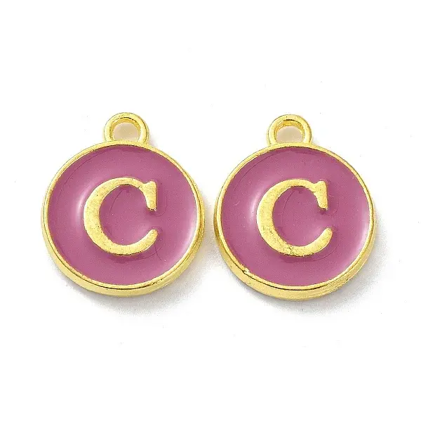 Golden Plated Alloy Enamel Charms