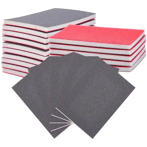 20Pcs 320 Grit  Sanding Sponge Grit Sanding Blocks