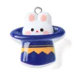 Circus Opaque Resin Pendants