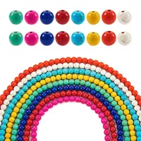 8 Strands 8 Colors Synthetic Turquoise Beads Strands