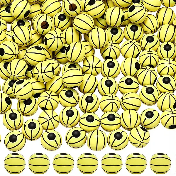 6 Sets Opaque Acrylic Beads