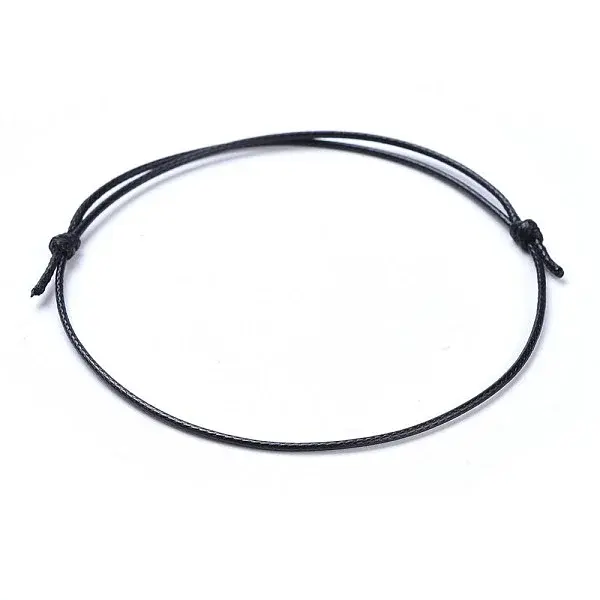 Eco-Friendly Korean Waxed Polyester Cord Bracelet Making