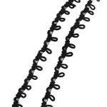 Polyester Braid Trims with Elastic Button Loops