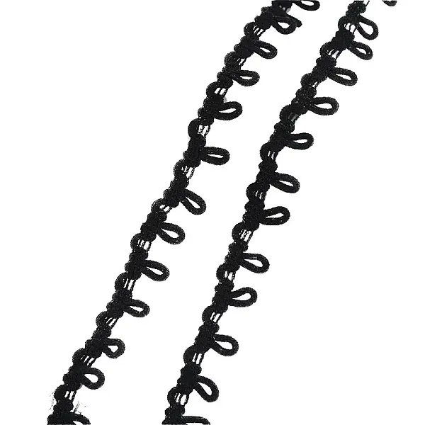 Polyester Braid Trims with Elastic Button Loops