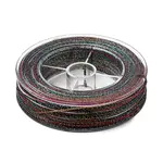 30M Gradient Color Round PET Waxed Thread
