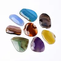 Natural Agate Big Pendants