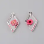 Transparent Clear Resin Pendants