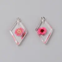 Transparent Clear Resin Pendants