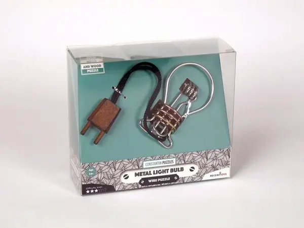 Recenttoys Hlavolam Metal Light Bulb