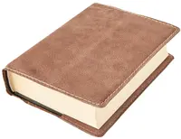 Obal na knihu Klasik XL D32 Hnědá semiš