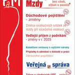 Práce a mzdy Změny v důchodovém pojištění (1/2025)