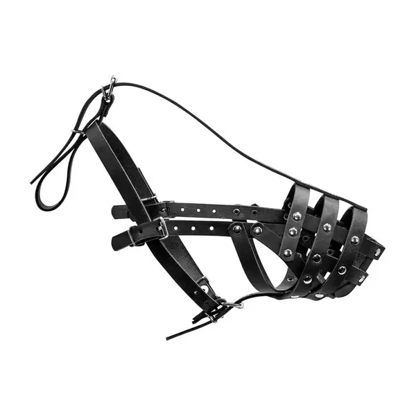 Kožený náhubok pre psa ovčiak 1