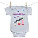 Boodyy Body s krátkym rukávom Mamička si proste 1 98 (2-3 roky)