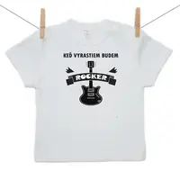 Boodyy Tričko s krátkym rukávom Keď vyrastiem budem rocker 122 (6-7 rokov)