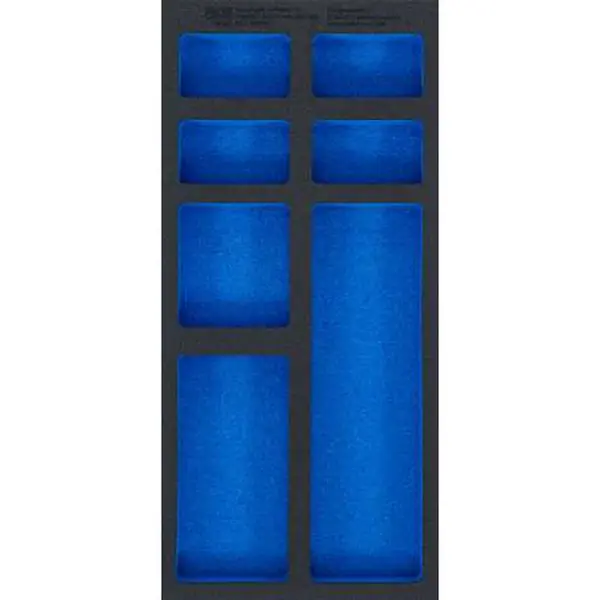 BGS Technic BGS 74363 Prázdná vložka do dílenského vozíku 1/3 se 7 odkládacími přihrádkami