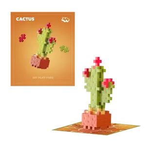 Plus-Plus Kytky Kaktus