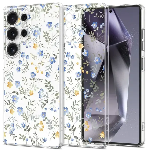 Tech-Protect Flexair kryt na Samsung Galaxy S25 Ultra, spring flowers