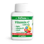 MedPharma Vitamín C 1200 mg – šípky, vitamín D, zinok