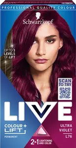 Schwarzkopf Live Colour + Lift L76 Ultra fialová