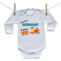 Boodyy Body s dlhým rukávom Budúci rušňovodič 68 (3-6 mesiacov)