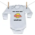 Boodyy Body s dlhým rukávom Môj ocko robí super bábätká 92 (18-24 mesiacov)