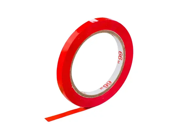 16 ks - Barevná lepící páska PVC 9x66 červená