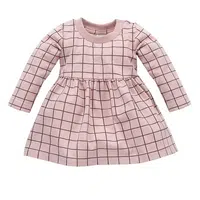 Pinokio Kids's Romantic Longsleeve Dress Pink/Print