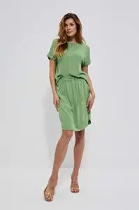 Zelená sukně s kapsami