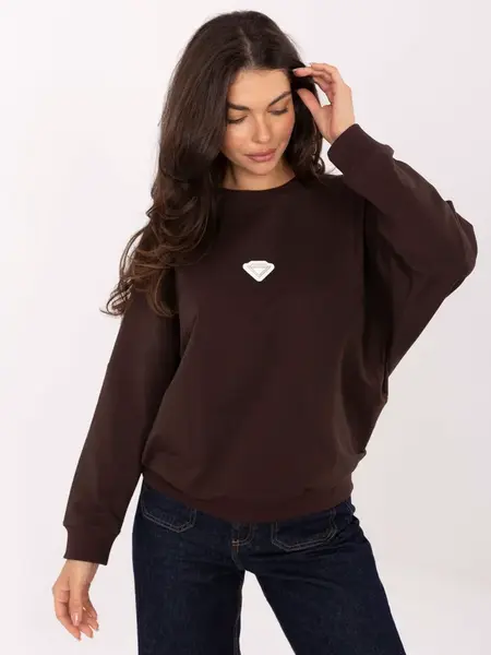 Sweatshirt-RV-BL-A877.19P-dark brown