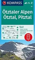 Ötztaler Alpen, Ötztal, Pitztal (5 in 1, WK 43, 1:50.000)